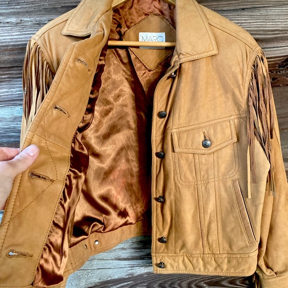 Andrew Marc | Suede Fringe Moto Jacket - Picture 8 of 9